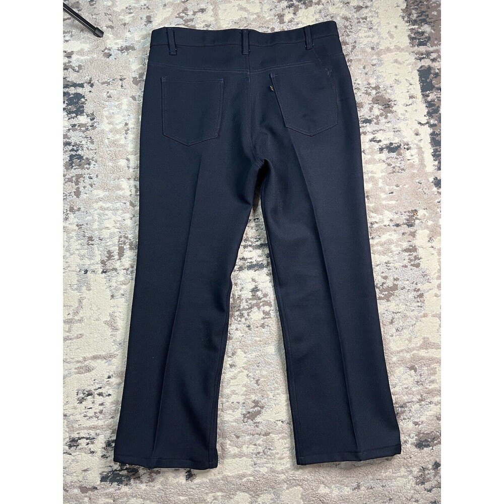 Vintage Levi's Pants Men's 38x32 Blue Chino Straight Dacron Polyester 90's USA - Picture 6 of 12